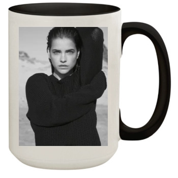 Barbara Palvin 15oz Colored Inner & Handle Mug