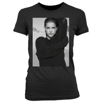 Barbara Palvin Women's Junior Cut Crewneck T-Shirt