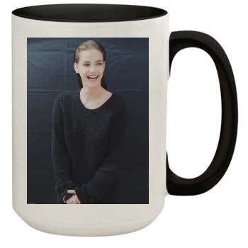 Barbara Palvin 15oz Colored Inner & Handle Mug