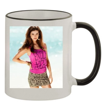 Barbara Palvin 11oz Colored Rim & Handle Mug