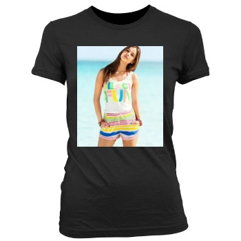 Barbara Palvin Women's Junior Cut Crewneck T-Shirt