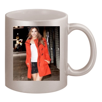 Barbara Palvin 11oz Metallic Silver Mug