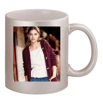 Barbara Palvin 11oz Metallic Silver Mug