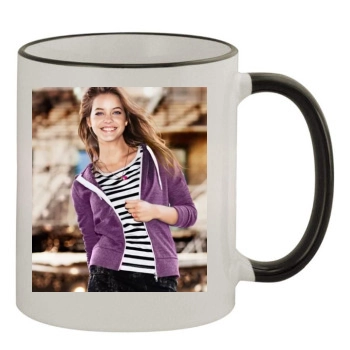 Barbara Palvin 11oz Colored Rim & Handle Mug