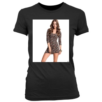 Barbara Palvin Women's Junior Cut Crewneck T-Shirt