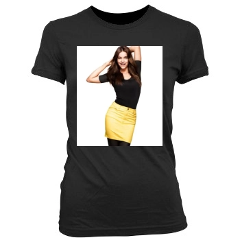 Barbara Palvin Women's Junior Cut Crewneck T-Shirt