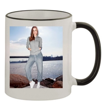 Barbara Palvin 11oz Colored Rim & Handle Mug