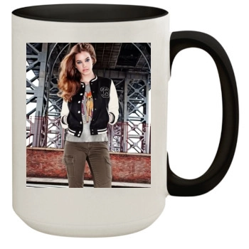 Barbara Palvin 15oz Colored Inner & Handle Mug