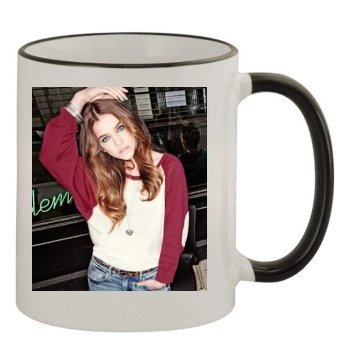 Barbara Palvin 11oz Colored Rim & Handle Mug