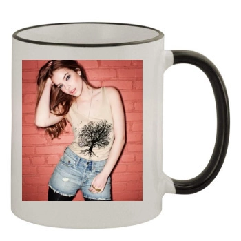 Barbara Palvin 11oz Colored Rim & Handle Mug