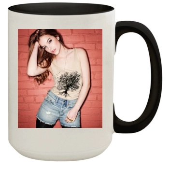 Barbara Palvin 15oz Colored Inner & Handle Mug