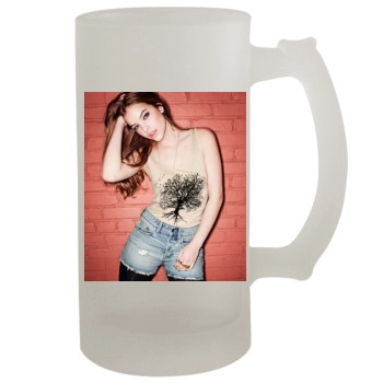 Barbara Palvin 16oz Frosted Beer Stein