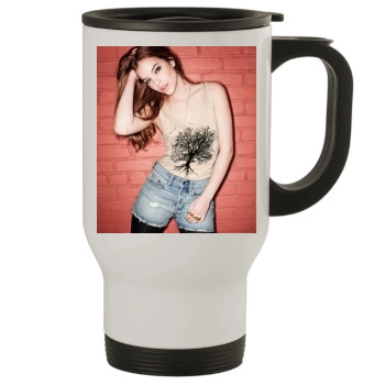 Barbara Palvin Stainless Steel Travel Mug