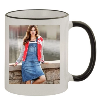 Barbara Palvin 11oz Colored Rim & Handle Mug