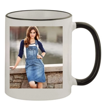 Barbara Palvin 11oz Colored Rim & Handle Mug