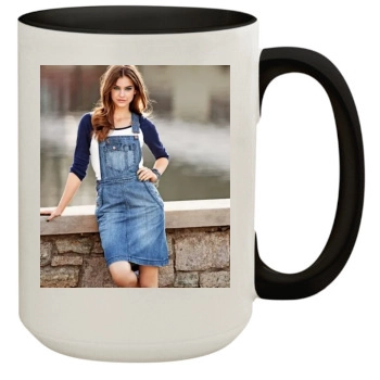 Barbara Palvin 15oz Colored Inner & Handle Mug