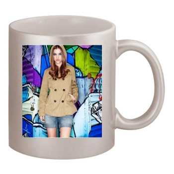 Barbara Palvin 11oz Metallic Silver Mug