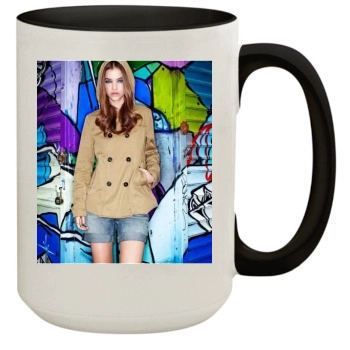 Barbara Palvin 15oz Colored Inner & Handle Mug