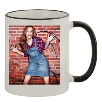 Barbara Palvin 11oz Colored Rim & Handle Mug