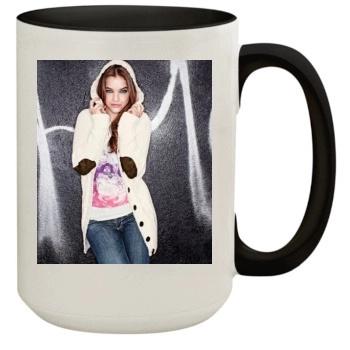 Barbara Palvin 15oz Colored Inner & Handle Mug