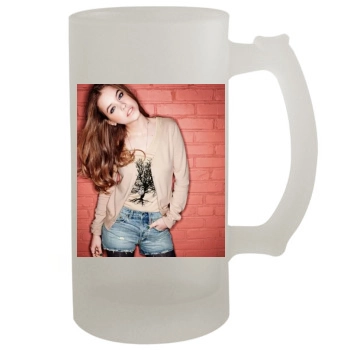 Barbara Palvin 16oz Frosted Beer Stein