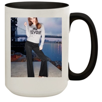 Barbara Palvin 15oz Colored Inner & Handle Mug