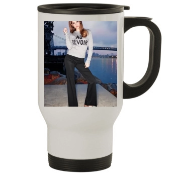 Barbara Palvin Stainless Steel Travel Mug