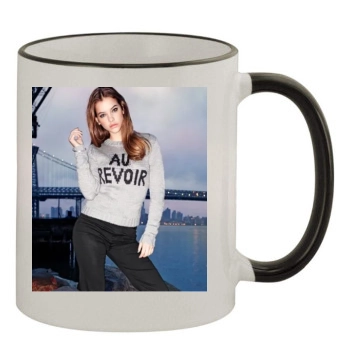 Barbara Palvin 11oz Colored Rim & Handle Mug