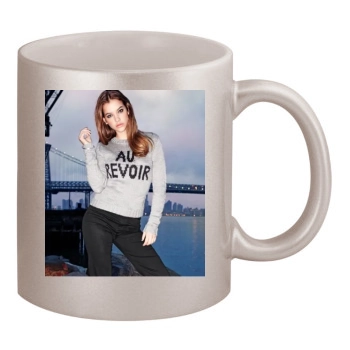 Barbara Palvin 11oz Metallic Silver Mug