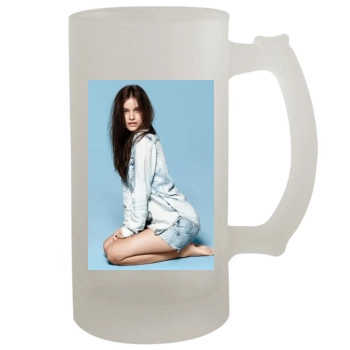 Barbara Palvin 16oz Frosted Beer Stein