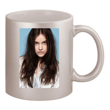 Barbara Palvin 11oz Metallic Silver Mug