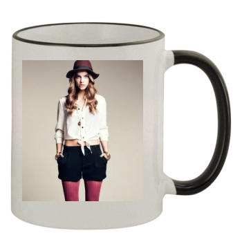 Barbara Palvin 11oz Colored Rim & Handle Mug