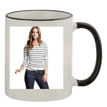 Barbara Palvin 11oz Colored Rim & Handle Mug