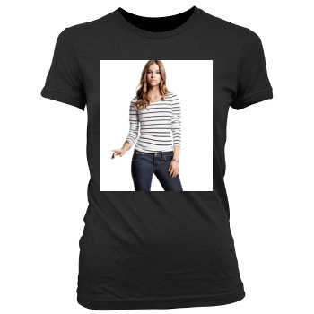 Barbara Palvin Women's Junior Cut Crewneck T-Shirt