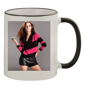 Barbara Palvin 11oz Colored Rim & Handle Mug