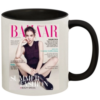 Barbara Palvin 11oz Colored Inner & Handle Mug