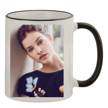 Barbara Palvin 11oz Colored Rim & Handle Mug