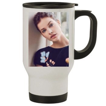 Barbara Palvin Stainless Steel Travel Mug