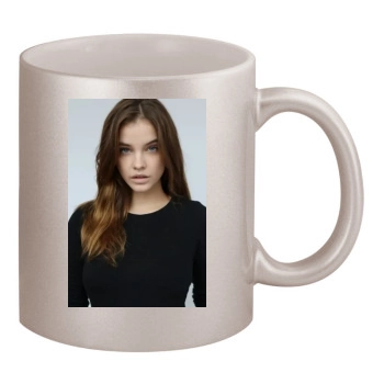 Barbara Palvin 11oz Metallic Silver Mug