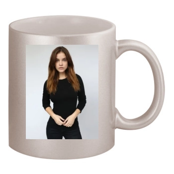 Barbara Palvin 11oz Metallic Silver Mug