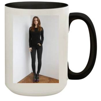 Barbara Palvin 15oz Colored Inner & Handle Mug