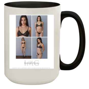 Barbara Palvin 15oz Colored Inner & Handle Mug