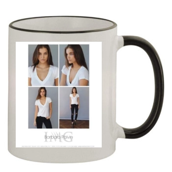 Barbara Palvin 11oz Colored Rim & Handle Mug