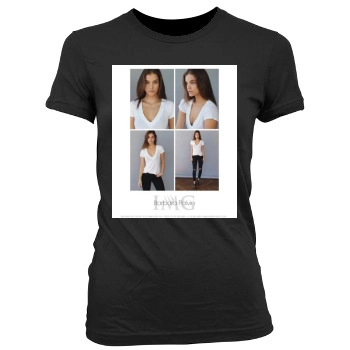 Barbara Palvin Women's Junior Cut Crewneck T-Shirt