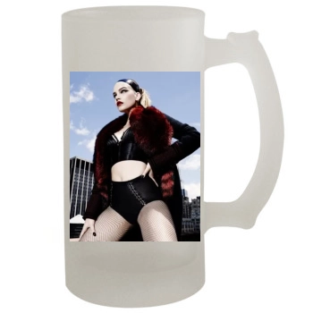 Barbara Palvin 16oz Frosted Beer Stein