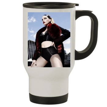 Barbara Palvin Stainless Steel Travel Mug