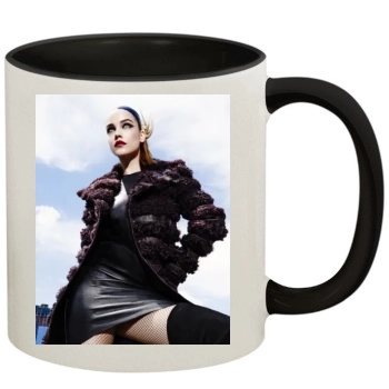 Barbara Palvin 11oz Colored Inner & Handle Mug