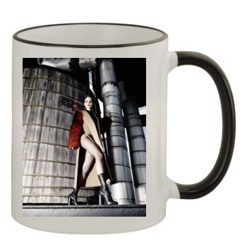 Barbara Palvin 11oz Colored Rim & Handle Mug