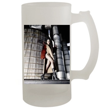 Barbara Palvin 16oz Frosted Beer Stein