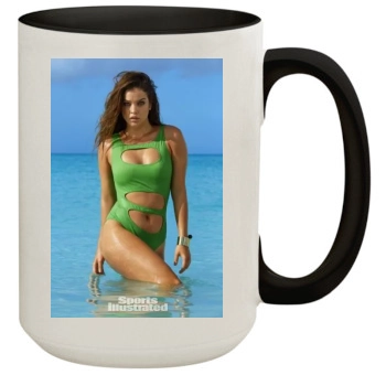 Barbara Palvin 15oz Colored Inner & Handle Mug